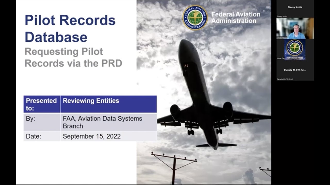 Pilot Records Database September 15 2022 Requesting Records Via The 