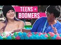 Teens & Boomers Compare Their Childhoods in a Ball Pit | Sit in Our Pit