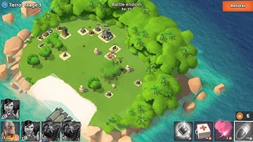 Boom Beach Gameplay Walkthrough - Terror stage 3 for Android/IOS