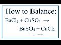 Balancing Chemical Equations with Ions