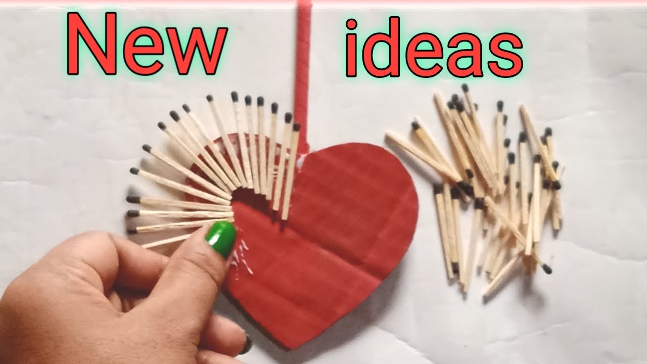 Matchstick Art and craft Ideas /Best out of waste matchstick | craft wall hanging of matchstick