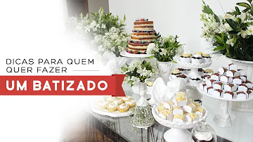 O que servir em um batizado?