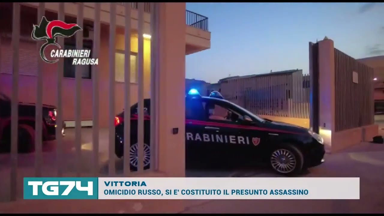 VITTORIA - OMICIDIO RUSSO, SI E' COSTITUITO IL PRESUNTO ASSASSINO