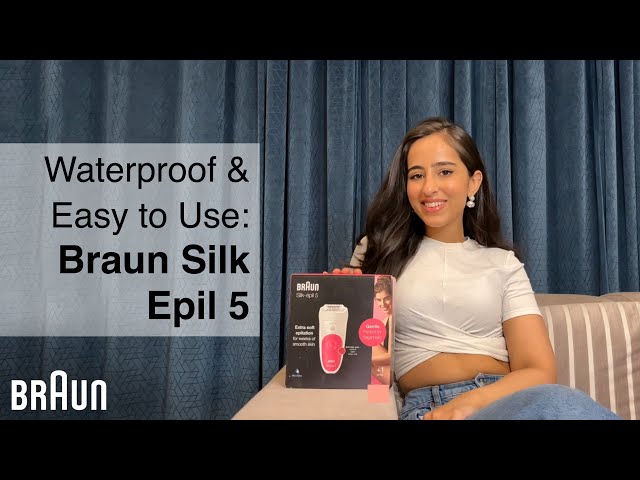 Braun Silk Epil 5: The Waterproof Epilator with Sensosmart Technology