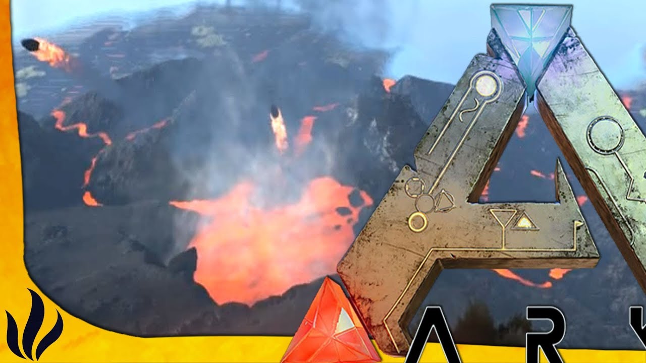 Éruption Volcanique & Ver des Glaces ! (ARK Ragnarok #17) - YouTube