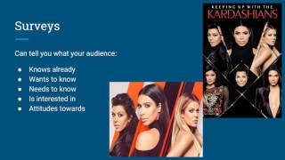 Comm 210 Online Section 800: Audience Analysis 2/7/2017