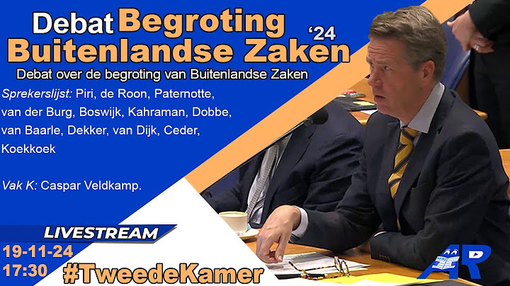 Terugkijken: Debat over begroting Buitenlandse Zaken (1e termijn Kamer) - Tweede Kamer