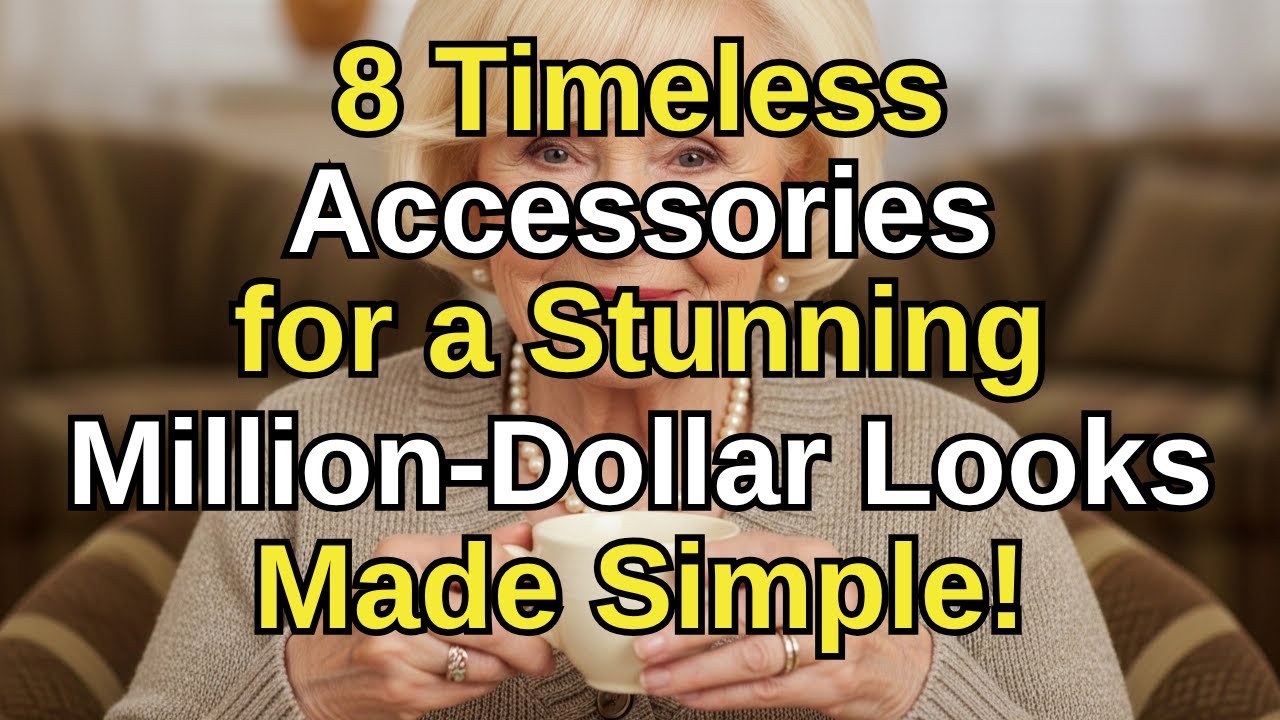 8 Timeless Accessories Every Woman Over 50 Needs for a Luxe Look