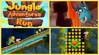 Jungle Adventures Run! Cool running game! Bat boss! Бег и приключения в джунглях! Гонки в джунглях! screenshot 2