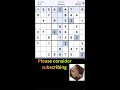 YouTubes  sudoku daily challenge 2/3 complete #games #number #puzzle #sudoku