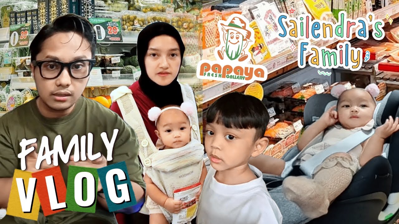 FAMILY VLOG - MINGGU BERSAMA SAILENDRA'S FAMILY !! ADEK DAN MAS HAPPY🥰 @IndiraKalistha