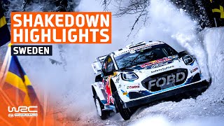 Shakedown Highlights | WRC Rally Sweden 2024 Resimi