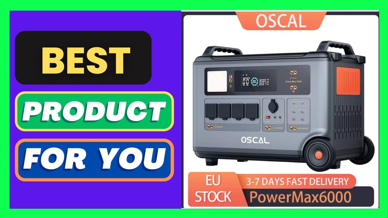 Oscal PowerMax6000 6000W Rugged Power