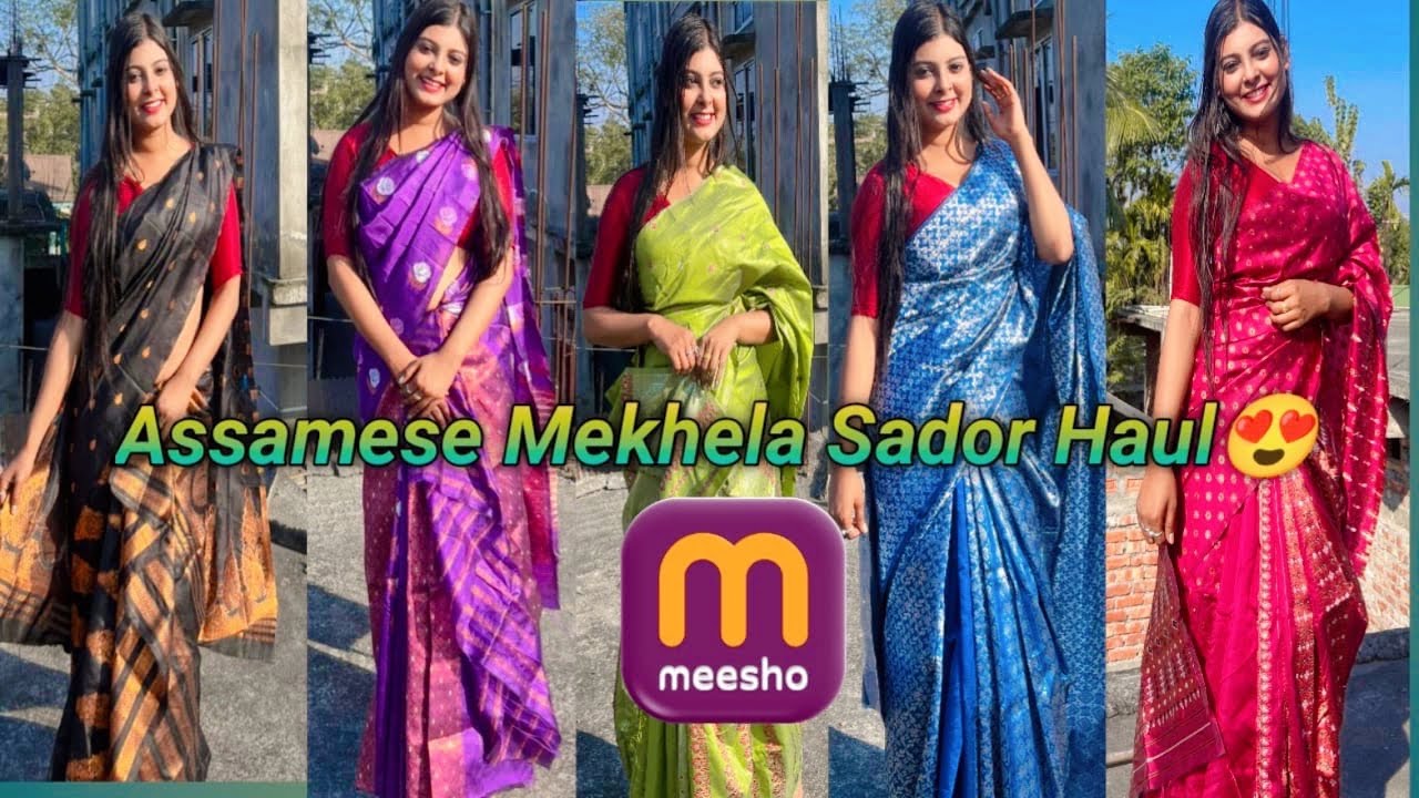 Assamese Mekhela sador haul😍 Meesho haul video😱 