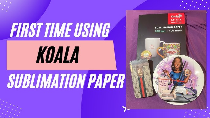 Koala Sublimation Paper Review For Tumbler Press and Oven! 