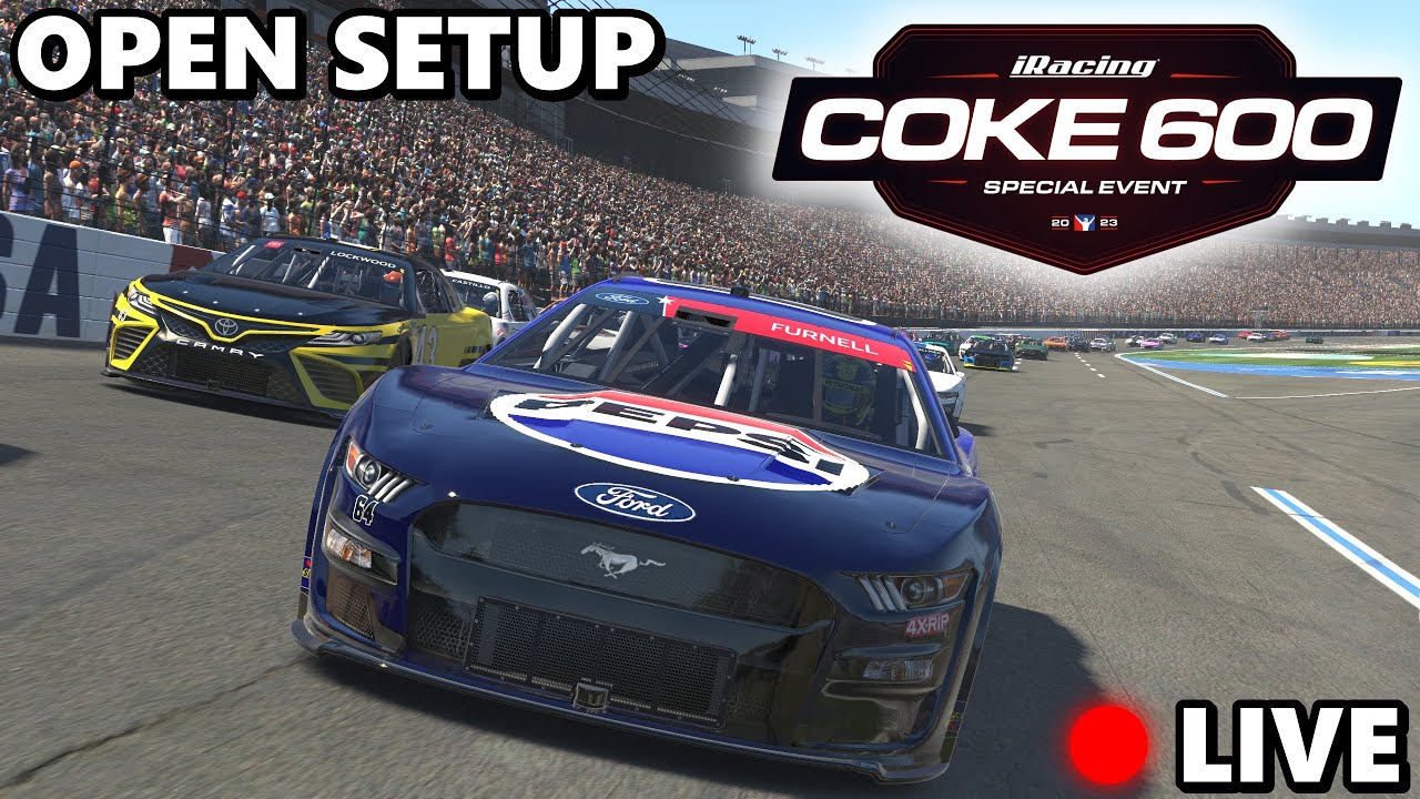 iRacing Special Event The Coke 600 (Open Setup)
