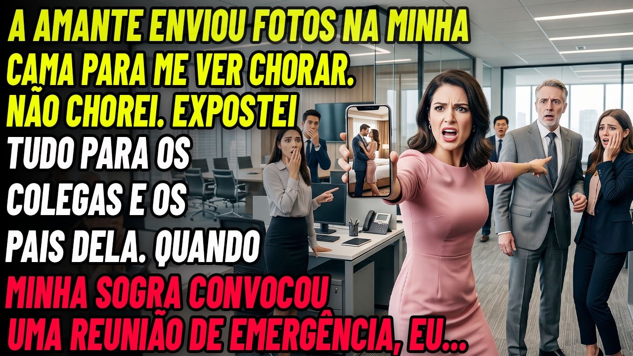 Vi três fotografias no meu telemóvel numa noite comum de terça-feira. A primeira mostrava a Janiele com o meu roupão de seda. A segunda, abraçada ao meu marido. A terceira era o Henrique a dormir...