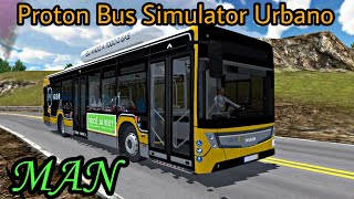 Рейс На Новом Man_Caetano_Cng. Proton Bus Simulator