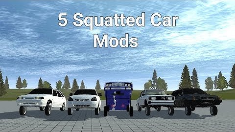 5 Squatted Car Mods | Simple Car Crash Physics Simulator