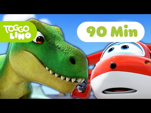 Super Wings | Die besten Dino-Abenteuer 🦖 | Ganze Folge | Toggolino Serien