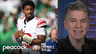 Report: Giants bump Jameis Winston to QB2 ahead of Russell Wilson | Pro Football Talk | NFL on NBC
