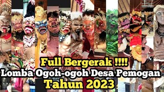 Full Semua Bergerak!!! Penilaian Lomba Ogoh-ogoh Desa Pemogan Tahun 2023