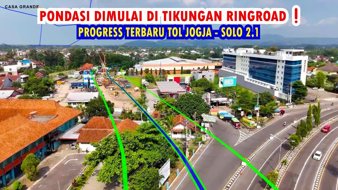 PONDASI DIMULAI DI TIKUNGAN RINGROAD❕PROGRESS TERBARU TOL JOGJA - SOLO 2 1