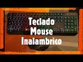 Teclado y mouse inalambrico que tan buenos son | Reseña | Pruebas de uso