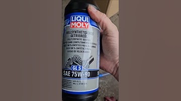 E53 BMW differential fluid change. The diff holds about a litre and i used Liqui Moly GL5 SAE75W 90.