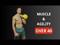 Get FIT Over 40 with 10 Minute Bodyweight and Kettlebell Workout