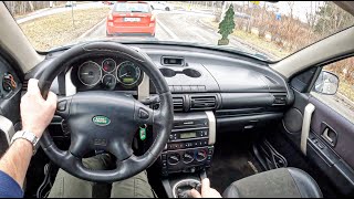 2004 Land Rover Freelander AWD [2.0 TD4 112HP] | POV Test Drive #1076 Joe Black видео
