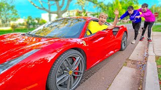 We Stole Lucas and Marcus Ferrari!! (Revenge for Broken Lamborghini Sharerghini)