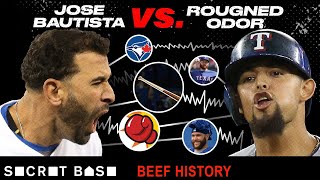 The Jose Bautista-Rougned Odor beef featured an iconic bat flip and an equally iconic face punch