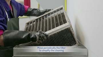 Electrostatic Filter cleaning video