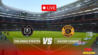 Orlando Pirates vs Kaizer Chiefs ⚽ | SA Premier Division 2025/26 | PES 21 Simulation + Prediction 🎮
