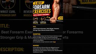 Only 2 Forearm Exercises For Massive Forearms