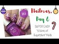 Super easy visions of sugarplums  nailmas day 6  threesixtynails