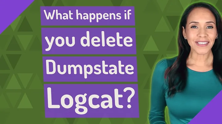What happens if you delete Dumpstate Logcat?
