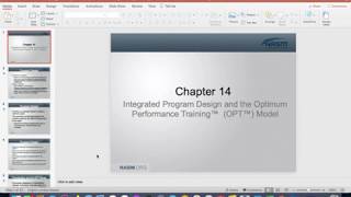Chapter 14 - Integrated Program Design and the Optimum Performance Training (OPT) Model