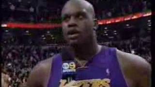 Shaq swears on live TV