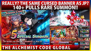 Sol Release & Etrian Odyssey Collab 140+ Pulls Massive Rare Summon !! (The Alchemist Code)