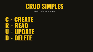 CRUD simples sem banco de dados - C#