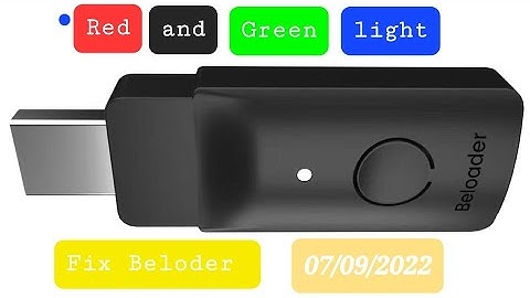 Beloder Fix Red and green light after last update for ps5 07/09/2022