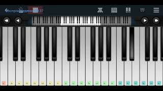 🆗📌Ах ночь,голубая ночь📌Русская народная песня 📌🆗 Perfect Piano tutorial на пианино одним пальцем