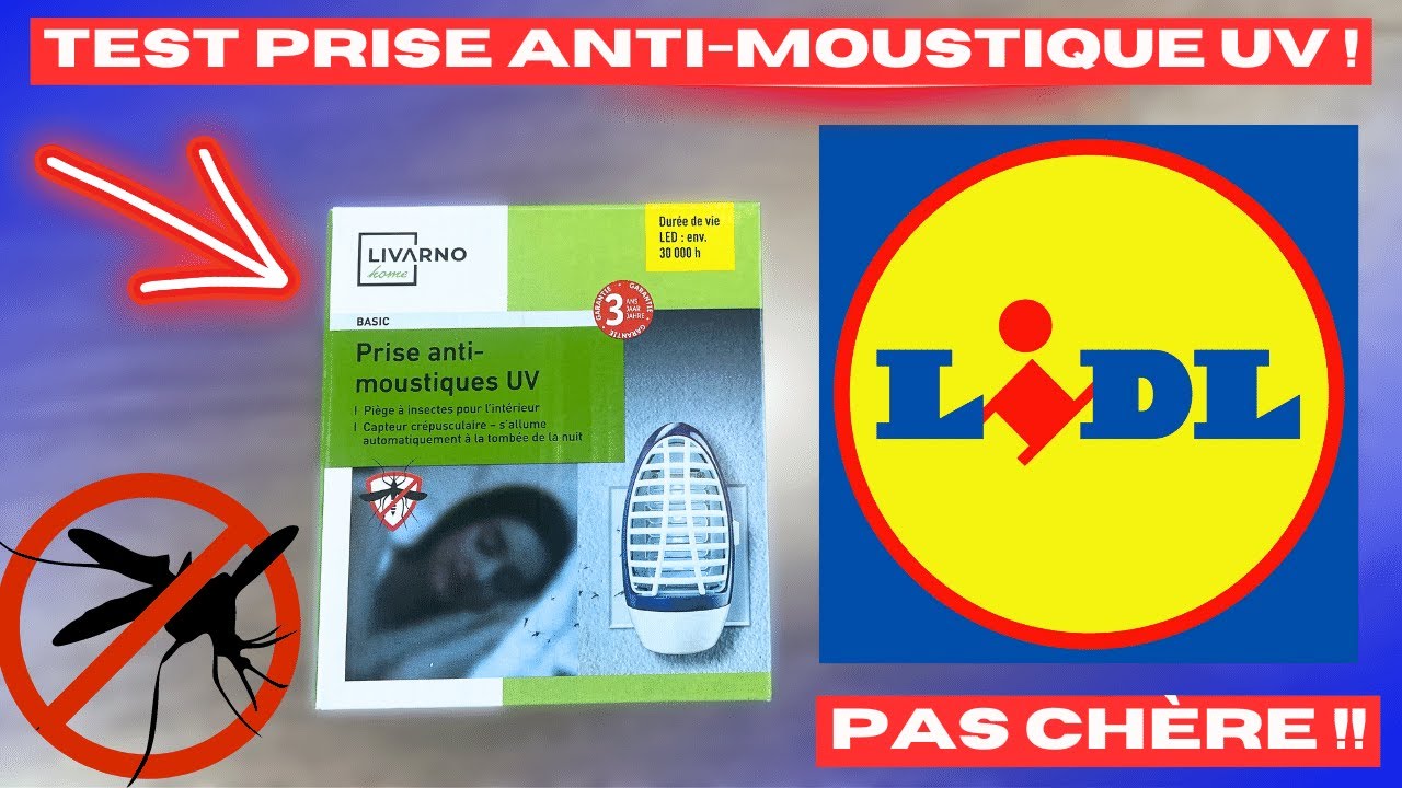 TEST DE LA PRISE ANTI-MOUSTIQUE UV DE CHEZ LIDL !! PRISE ANTI