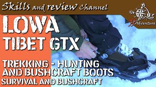 ✅ LOWA Tibet GTX | Revisión de botas para trekking de suela rígida