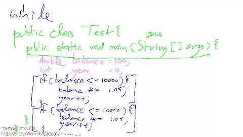 [java] การวนลูปแบบ while