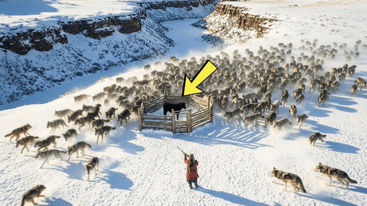 90-year-old Apache vs 100 wolves at –25°C to save his last pup. Will he survive?