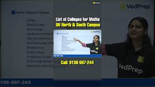 List of All Colleges for MSc Maths 🔥 DU North &amp; South Campus | Full Details | VedPrep