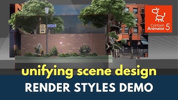 Make Your Scenes Look More Professional Using Render Styles Color Matching in Cartoon Animator 5